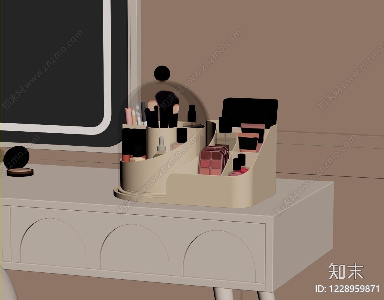 奶油风其他生活用品3D模型下载【ID:1228959871】