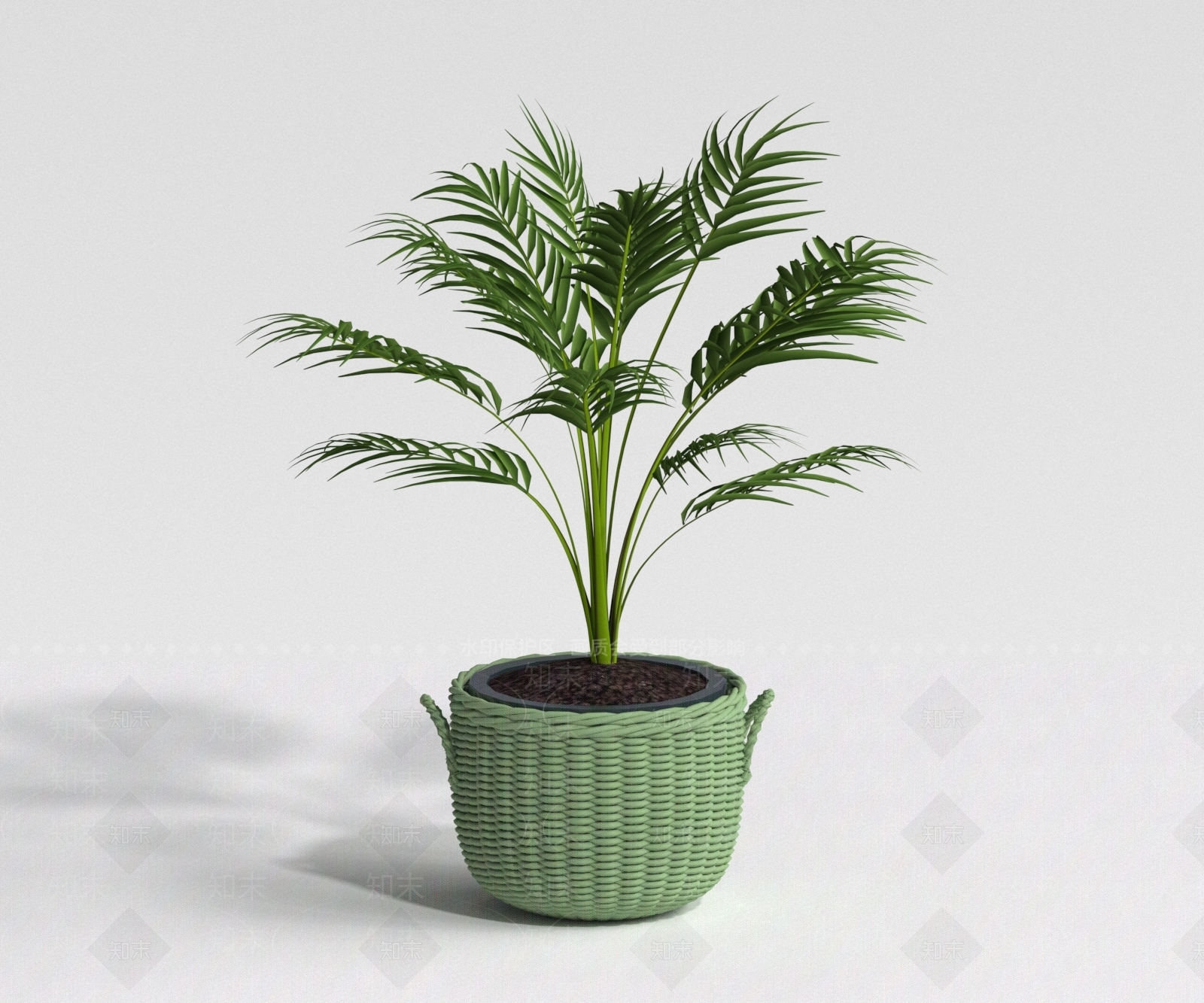 北欧盆栽3D模型下载【ID:1228972555】