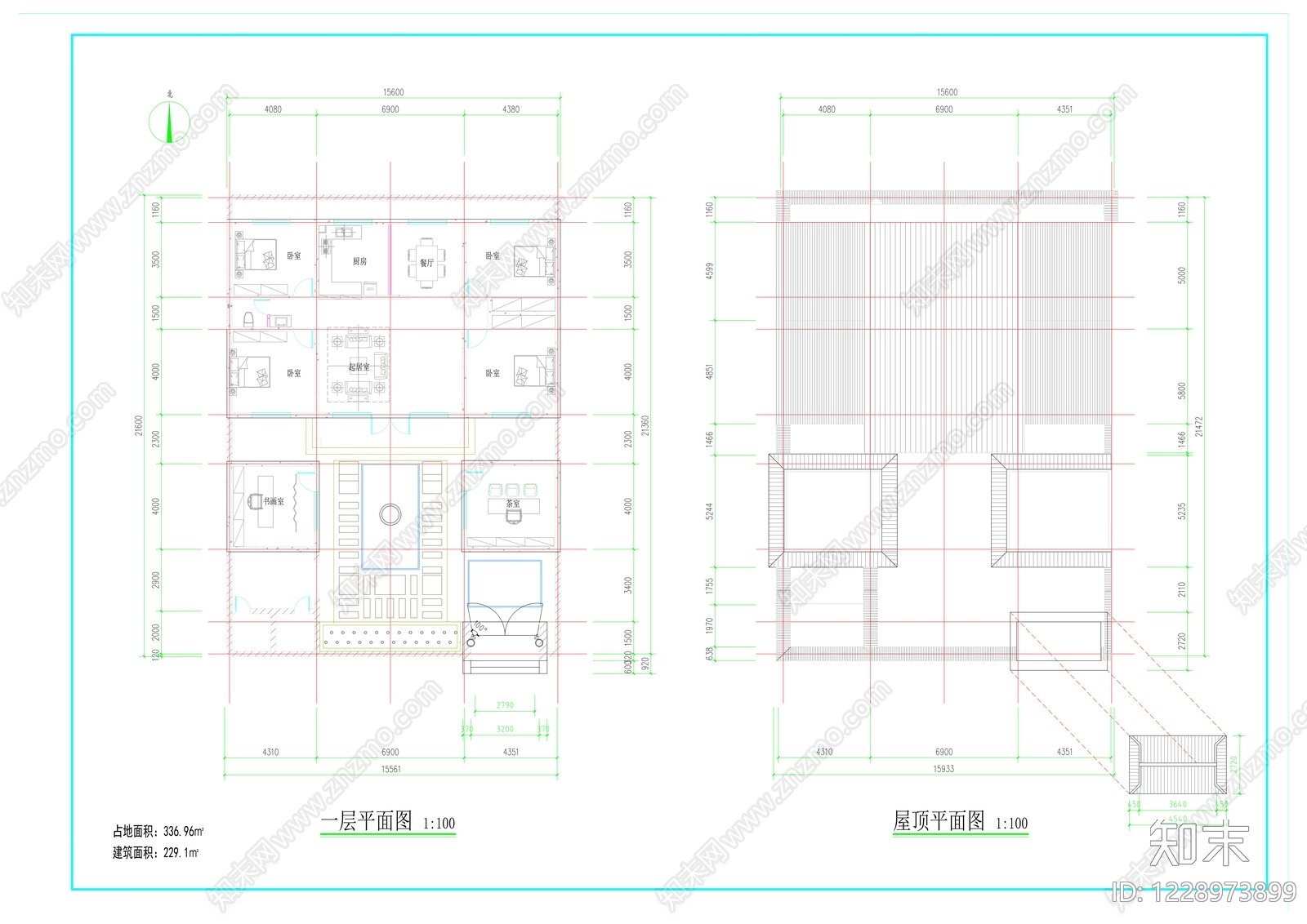 四合院cad施工图下载【ID:1228973899】