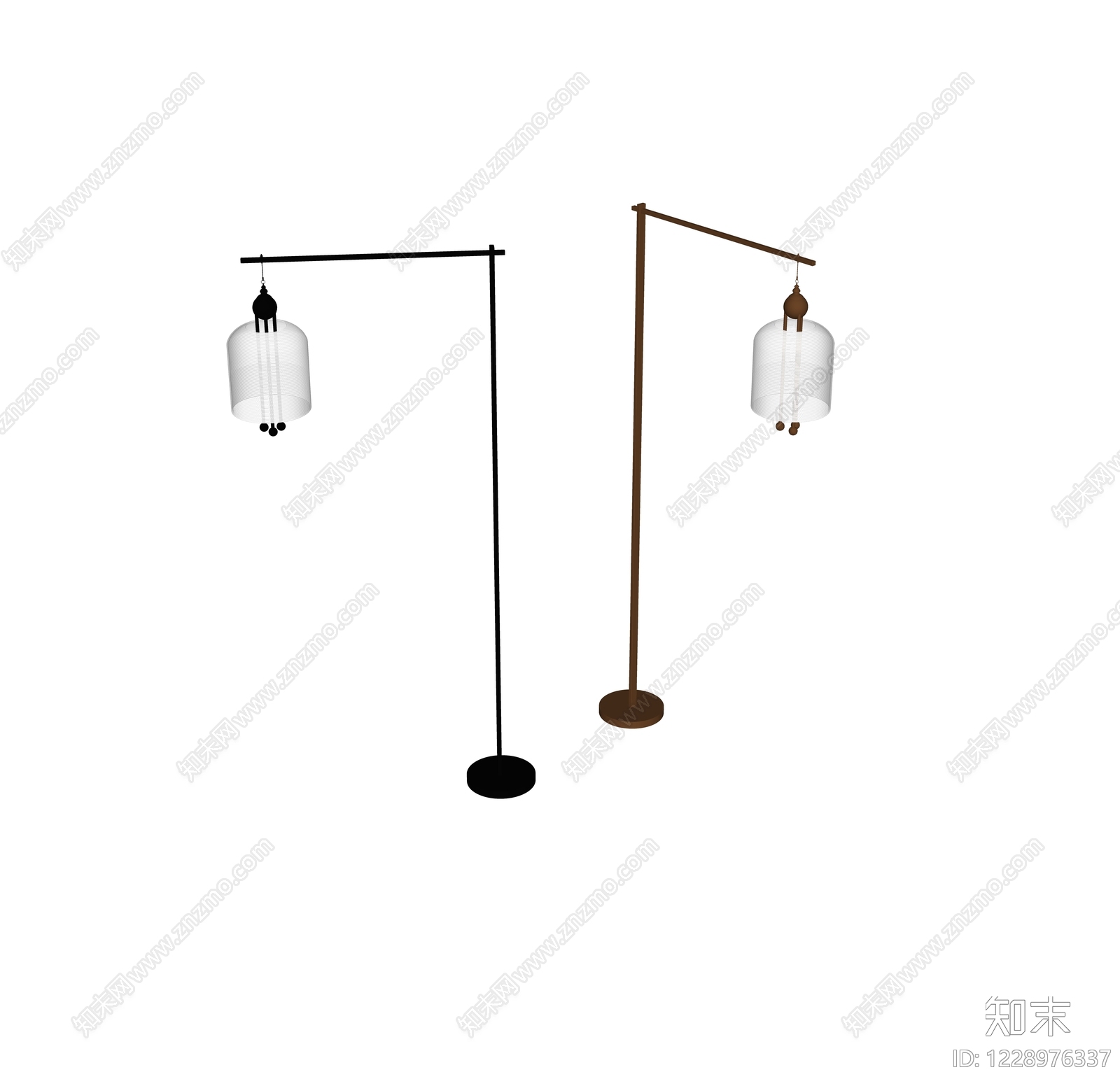 中古风户外落地灯SU模型下载【ID:1228976337】