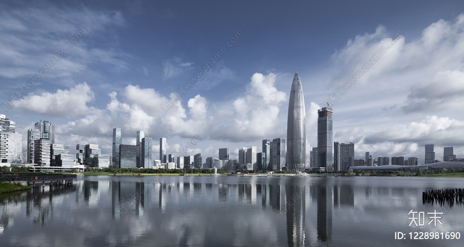 现代城市背景贴图下载【ID:1228981690】