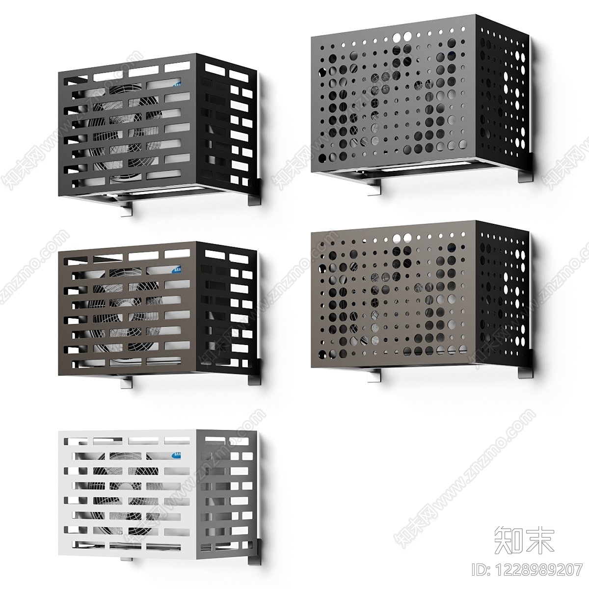 工业风空调3D模型下载【ID:1228989207】