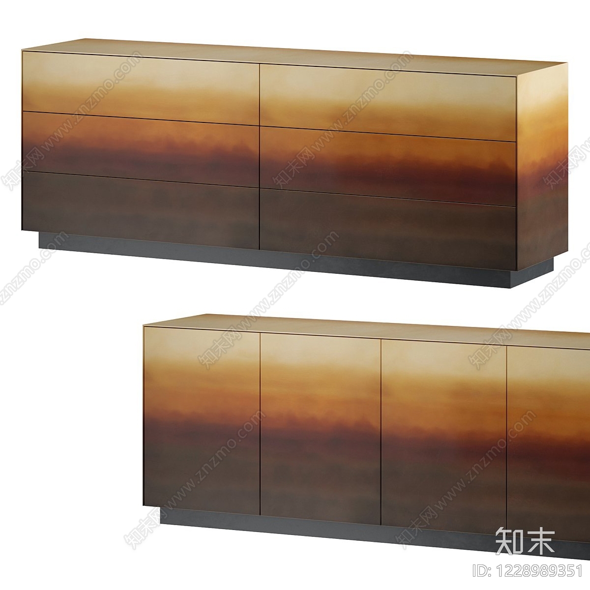 现代餐边柜3D模型下载【ID:1228989351】