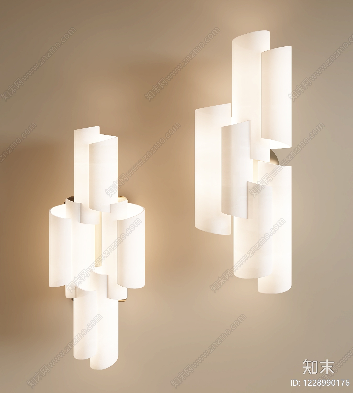 现代简约壁灯3D模型下载【ID:1228990176】