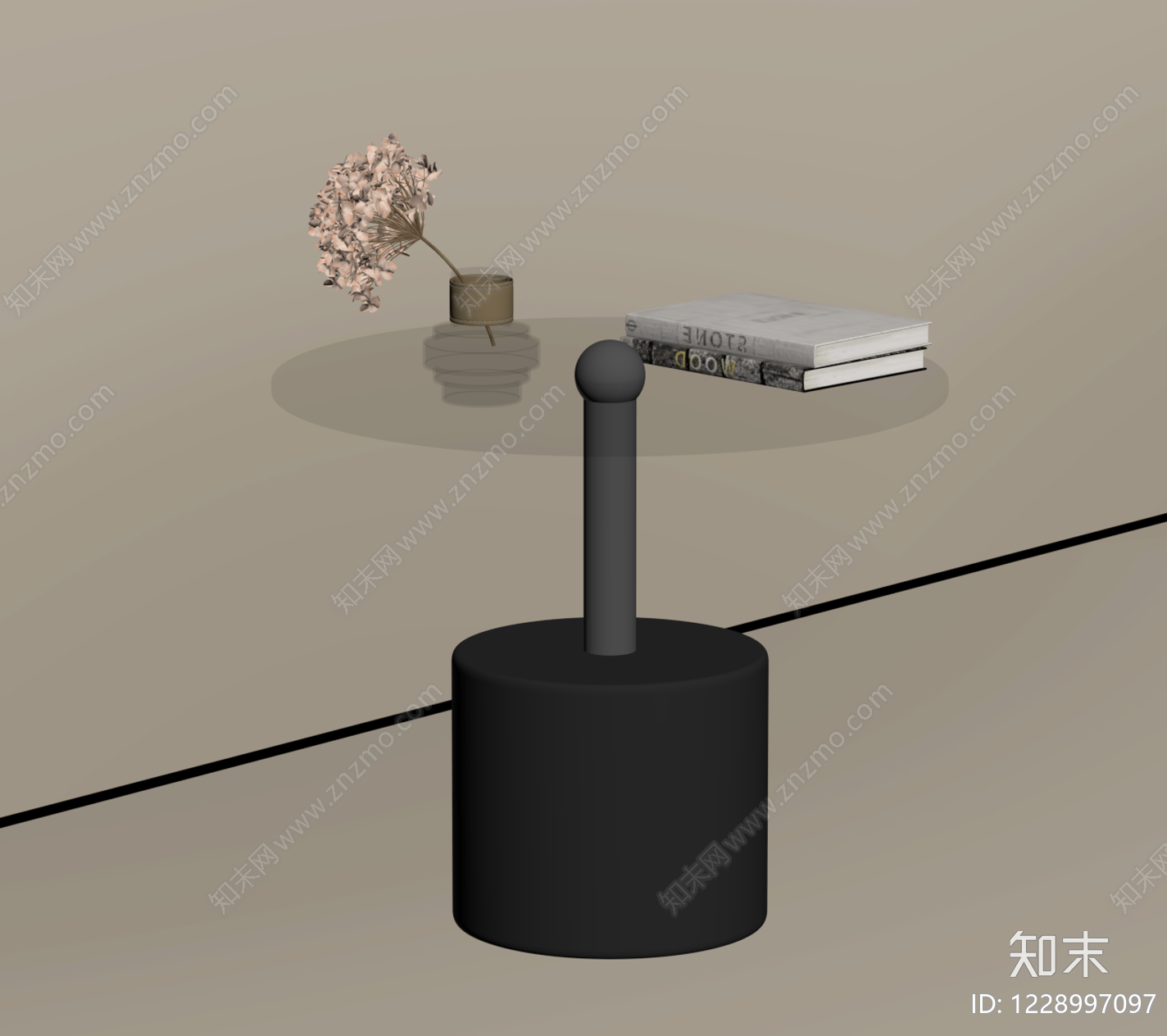 意式极简边几SU模型下载【ID:1228997097】