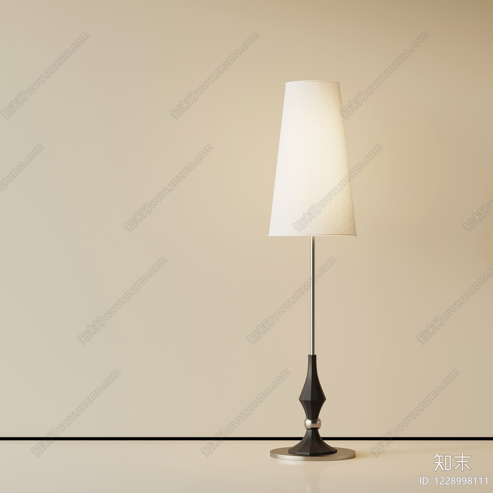 现代简约落地灯3D模型下载【ID:1228998111】