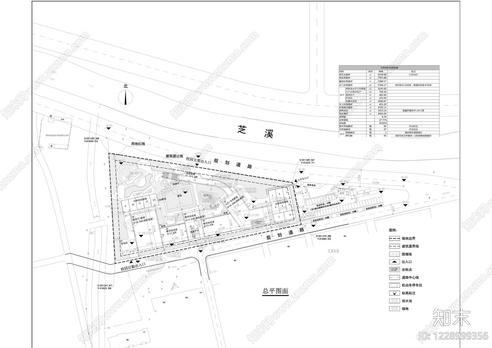 幼儿园建筑cad施工图下载【ID:1228999356】