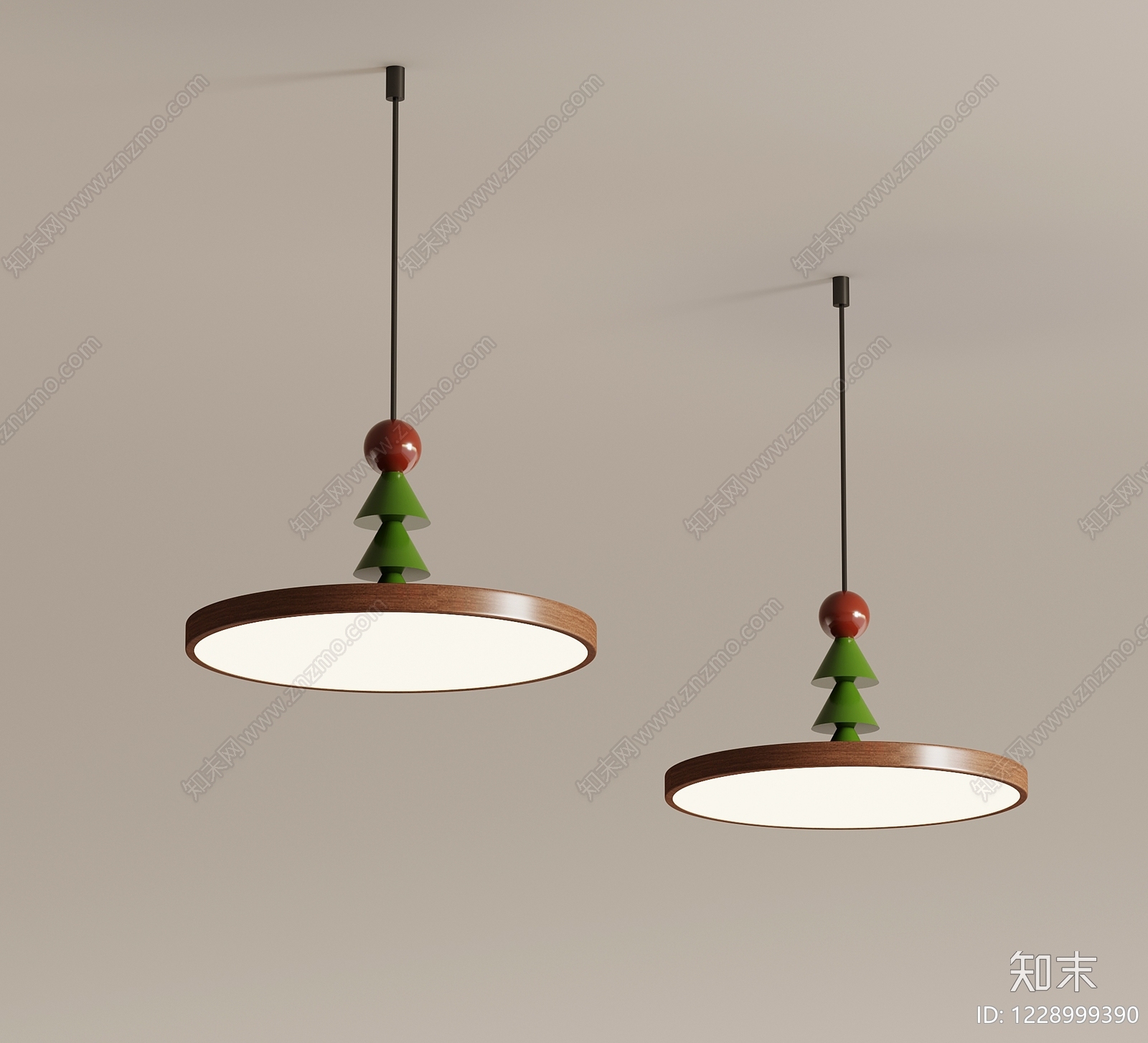北欧小吊灯3D模型下载【ID:1228999390】