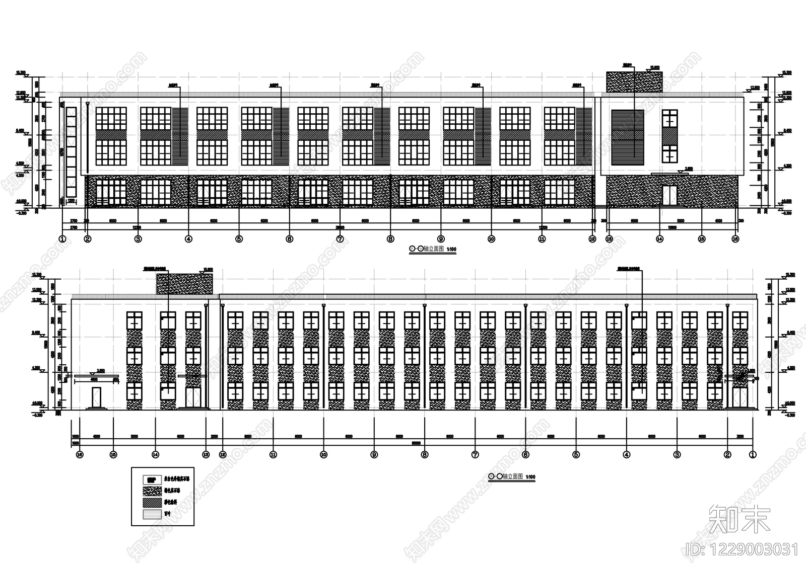 幼儿园建筑cad施工图下载【ID:1229003031】