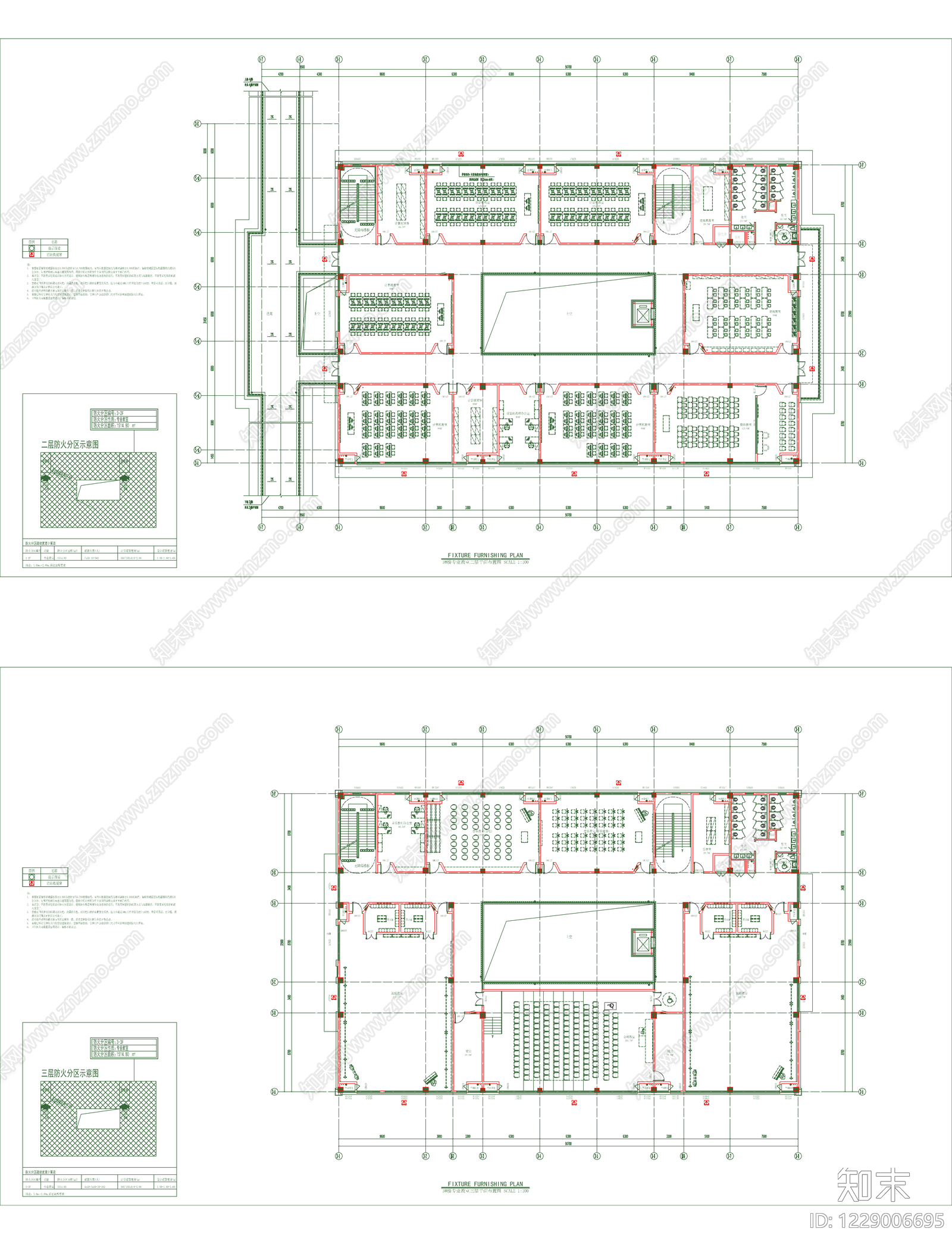 学校cad施工图下载【ID:1229006695】