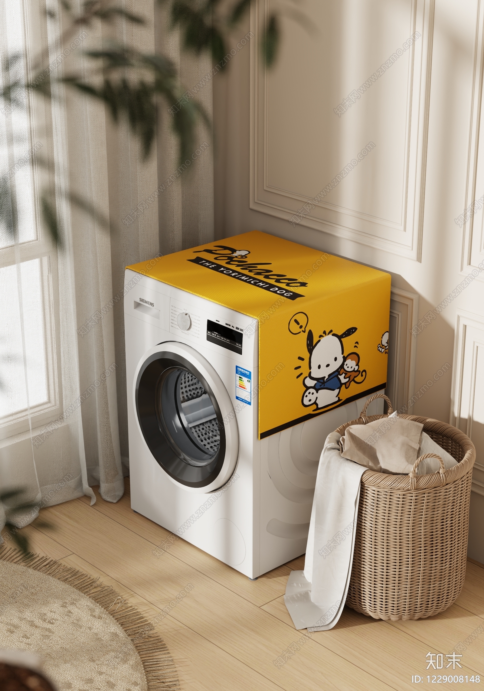 奶油风其他生活用品3D模型下载【ID:1229008148】