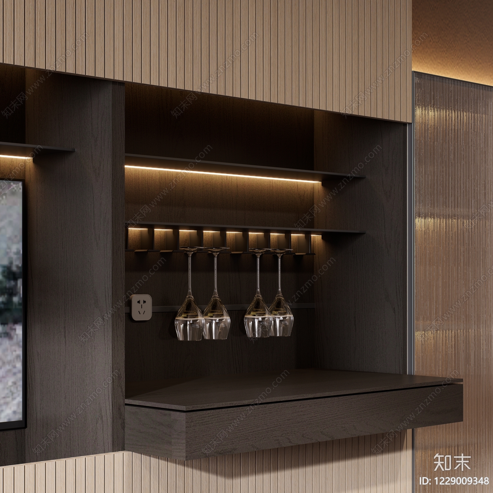 意式极简卫生间SU模型下载【ID:1229009348】