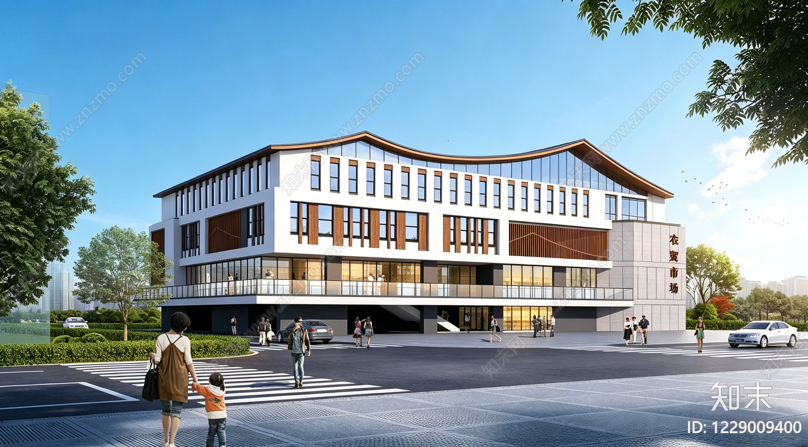 农贸市场建筑CAD图纸