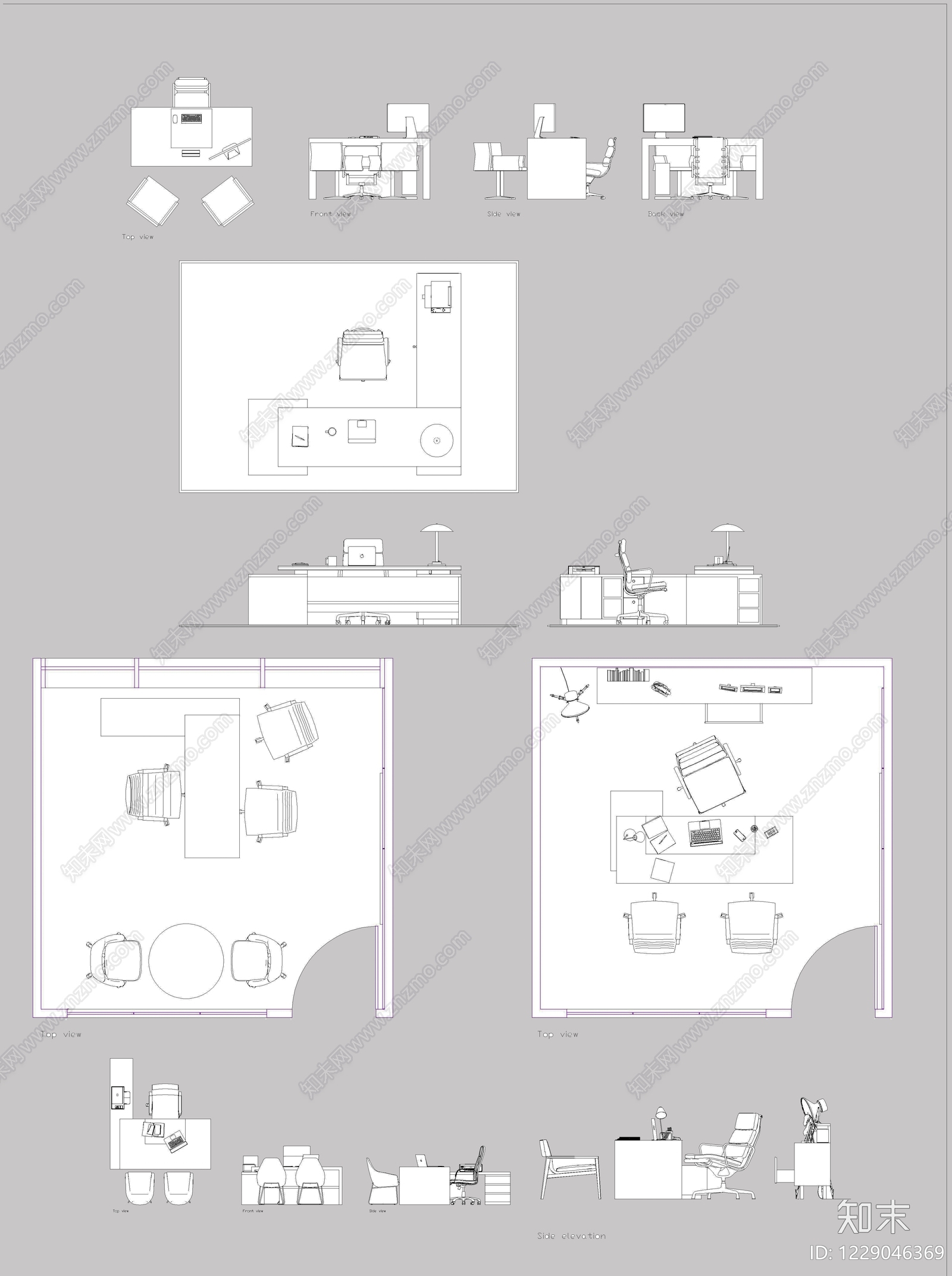 家具图库CAD图纸