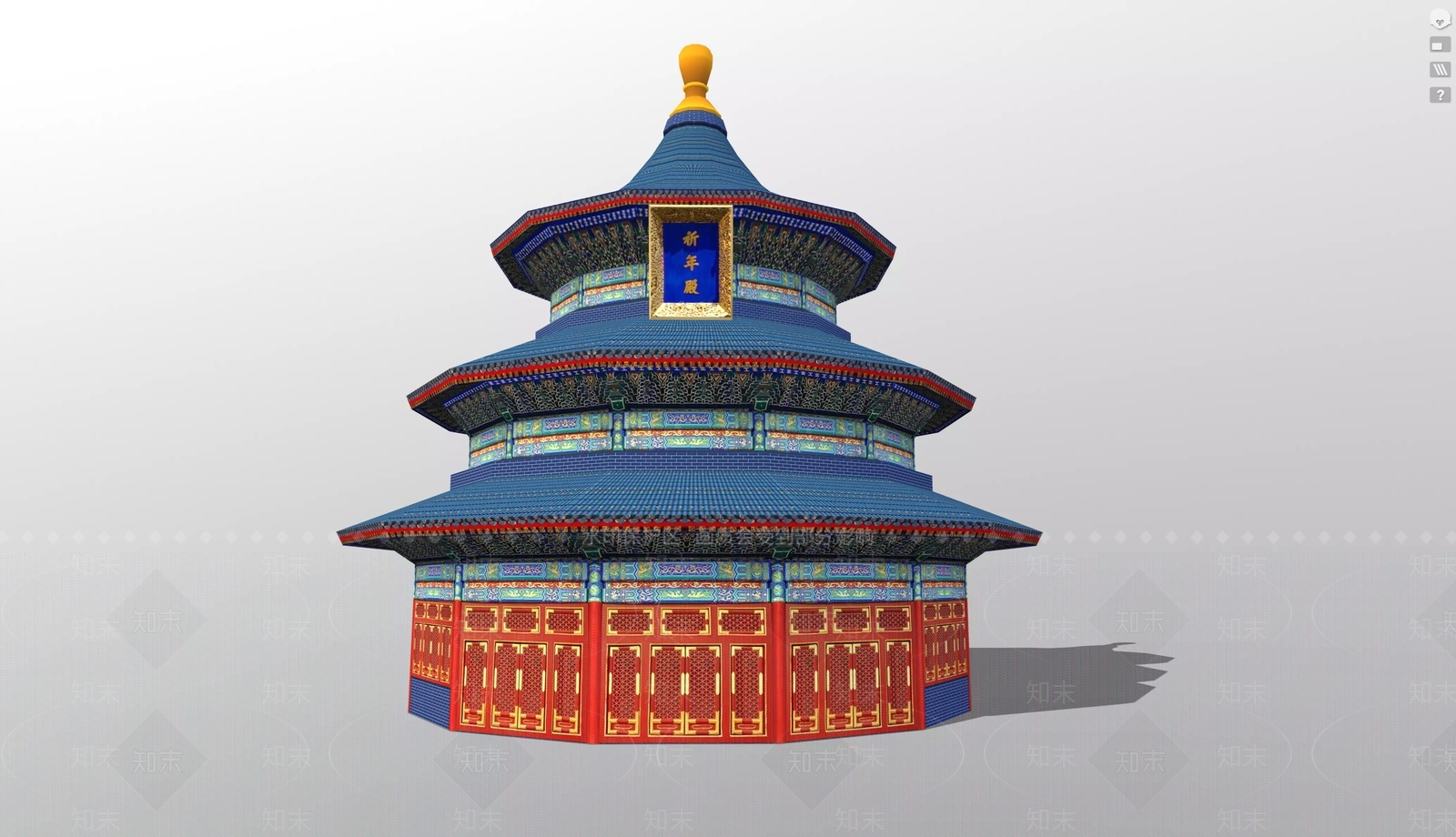中式古建古建3D模型下载【ID:1229052348】