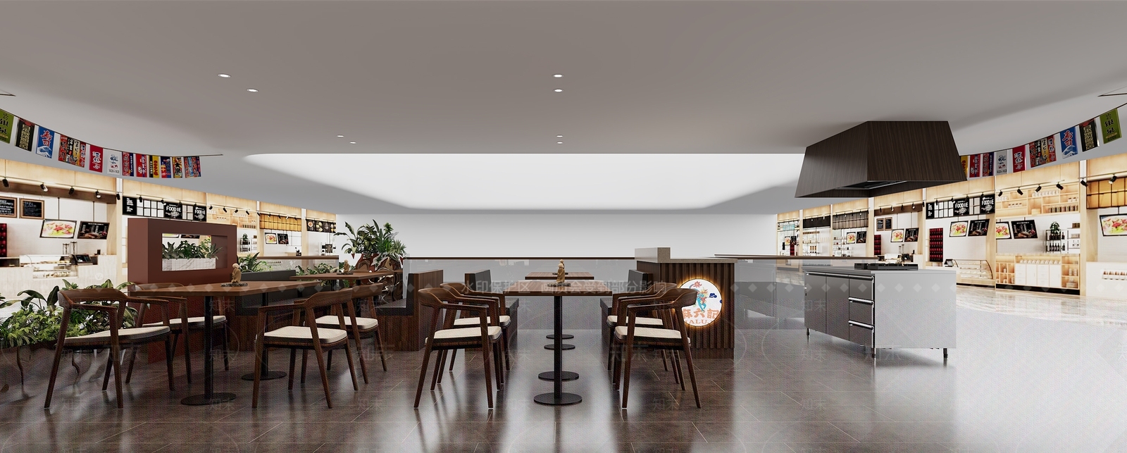 现代其他餐饮空间3D模型下载【ID:1229064200】