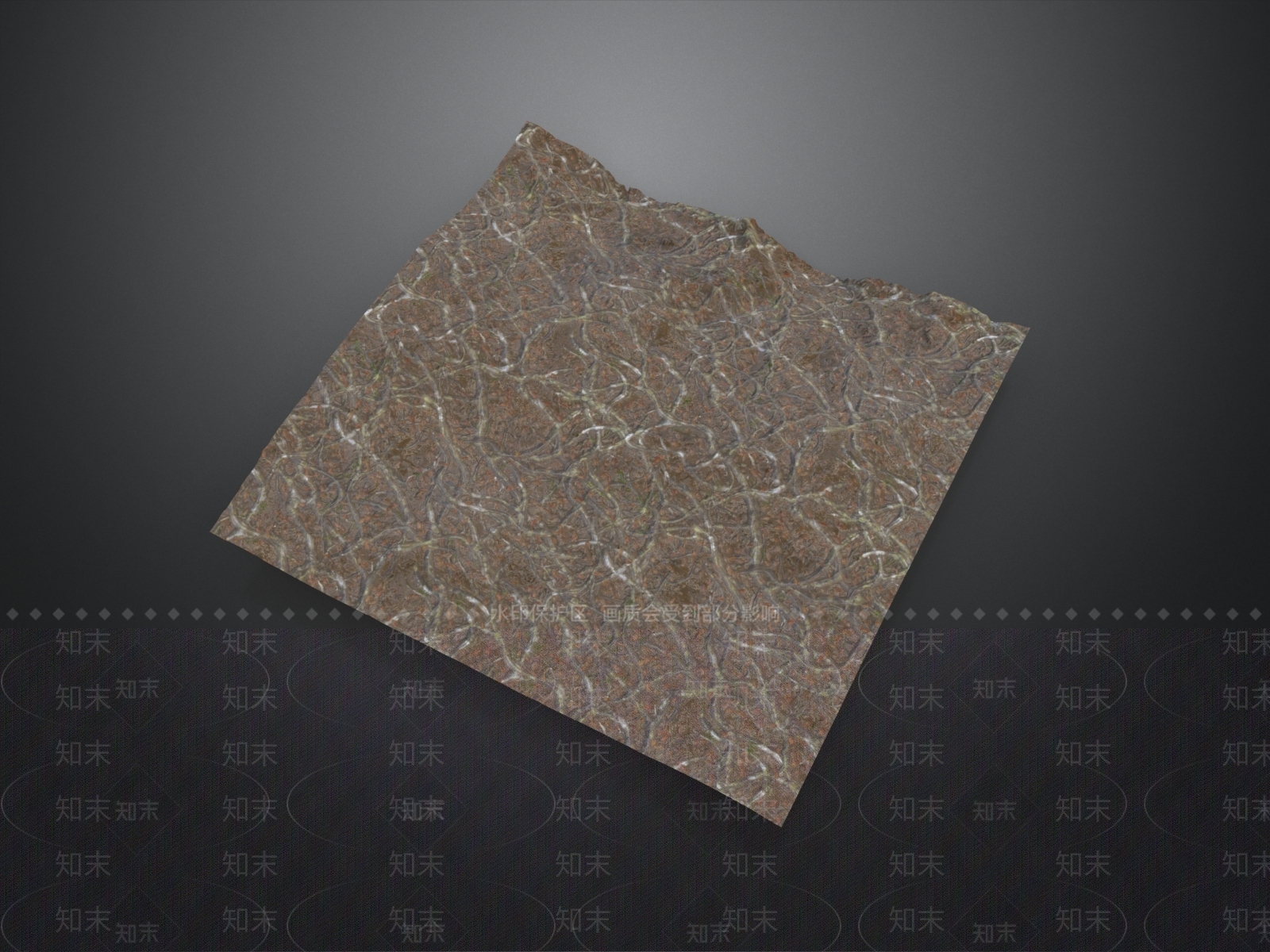 侘寂微地形3D模型下载【ID:1229069160】