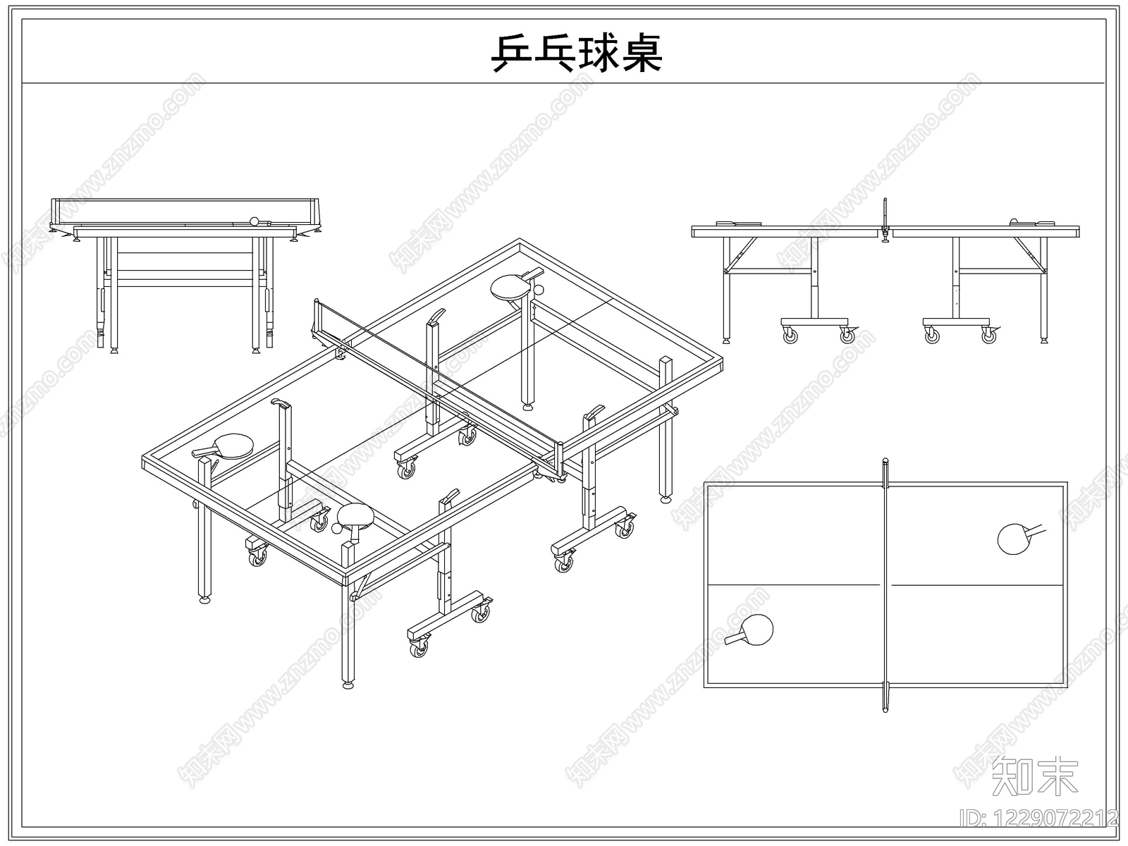 运动器材CAD图纸