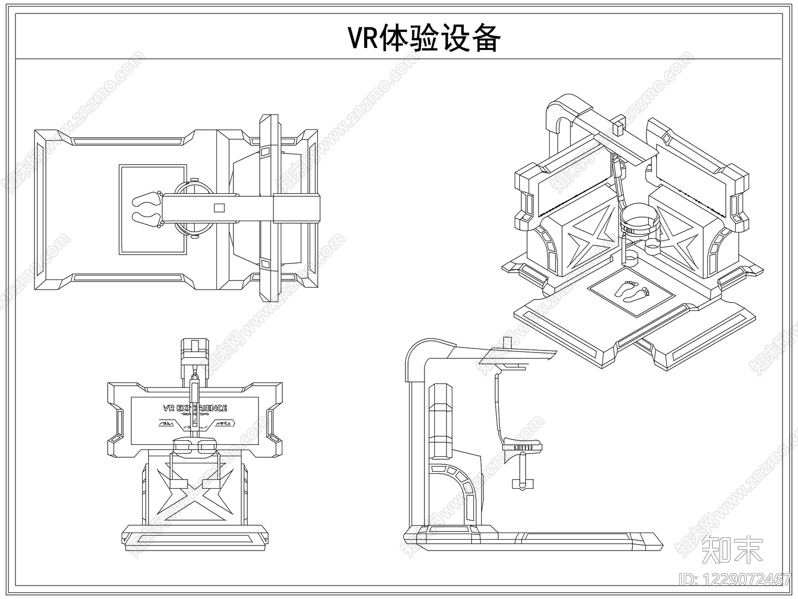 综合器材设备图库CAD图纸