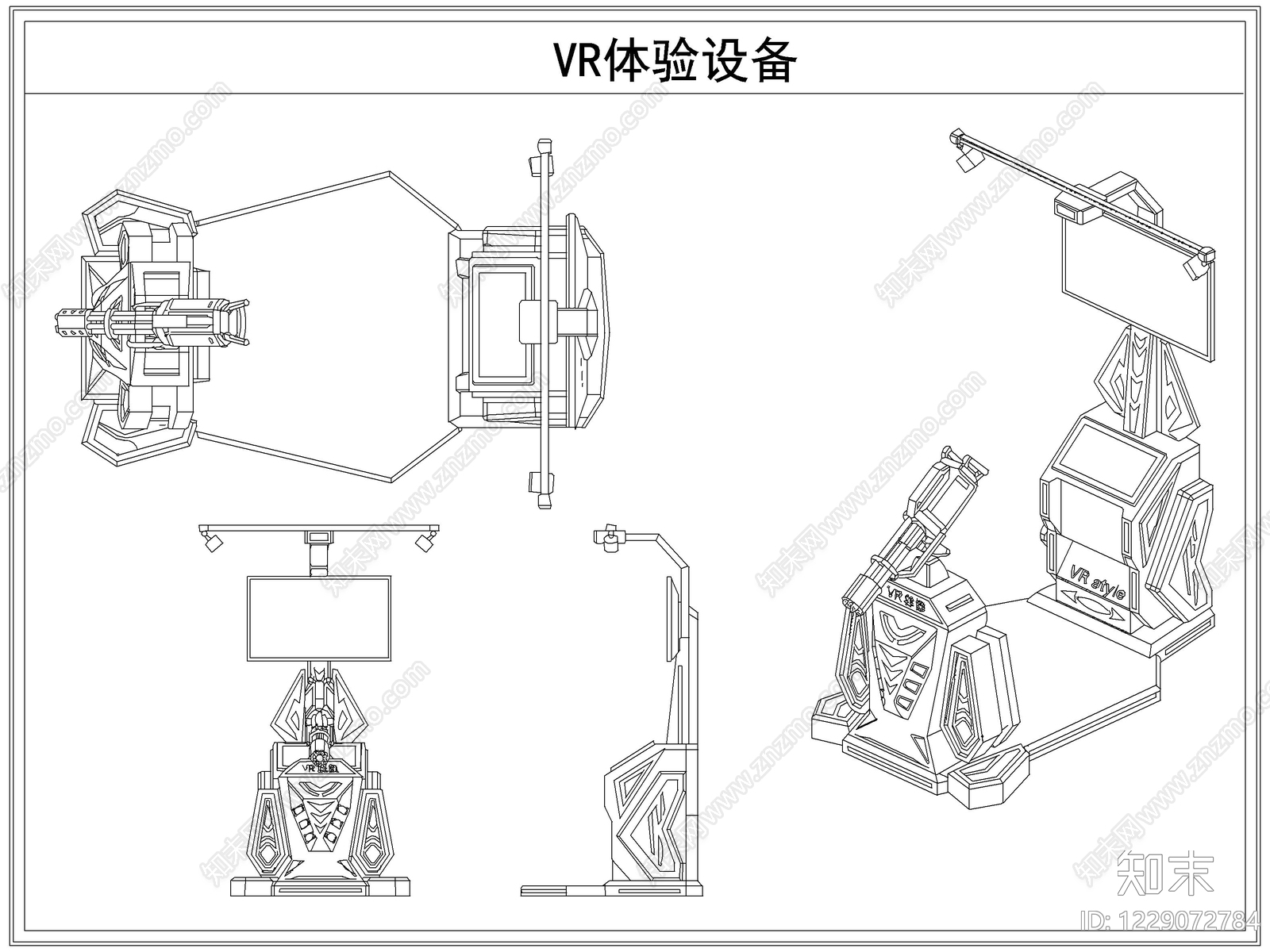 综合器材设备图库CAD图纸