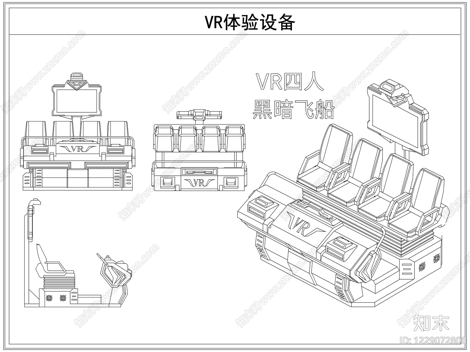 综合器材设备图库CAD图纸
