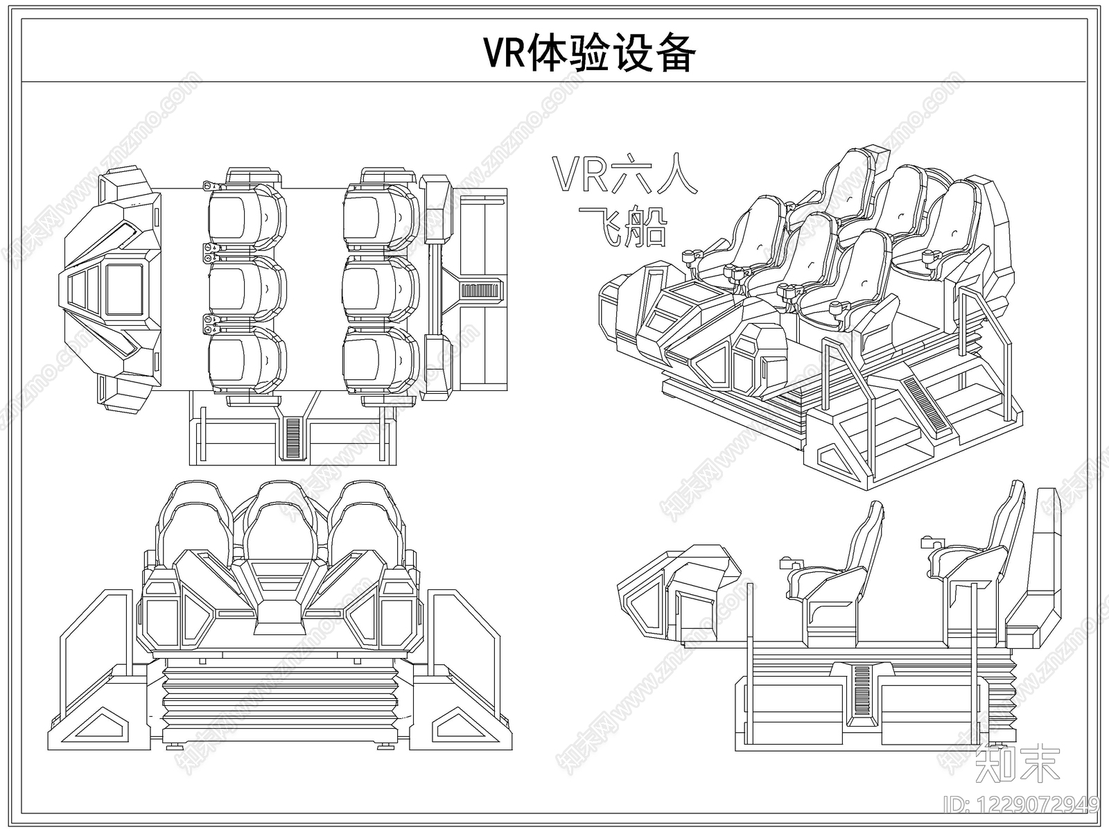 综合器材设备图库CAD图纸