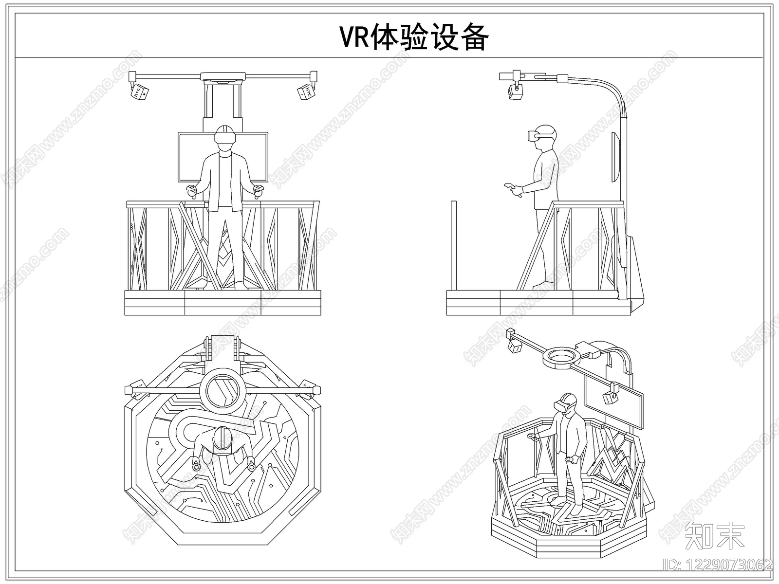 综合器材设备图库CAD图纸