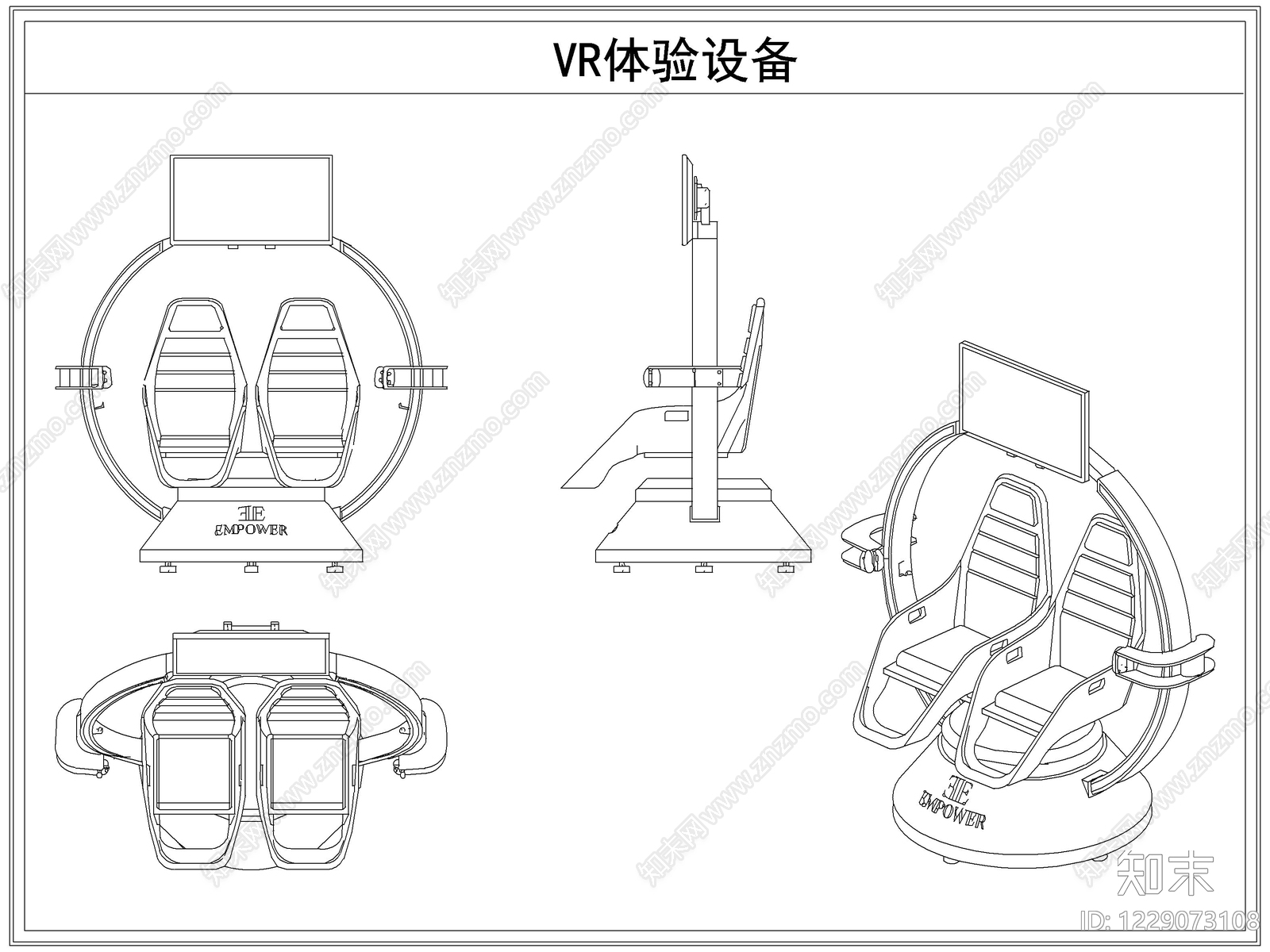 综合器材设备图库CAD图纸