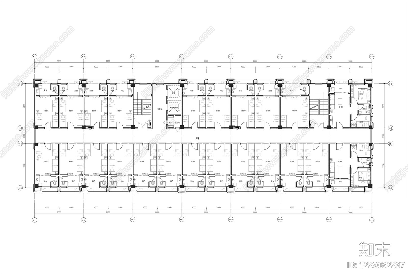 其他工装空间cad施工图下载【ID:1229082237】