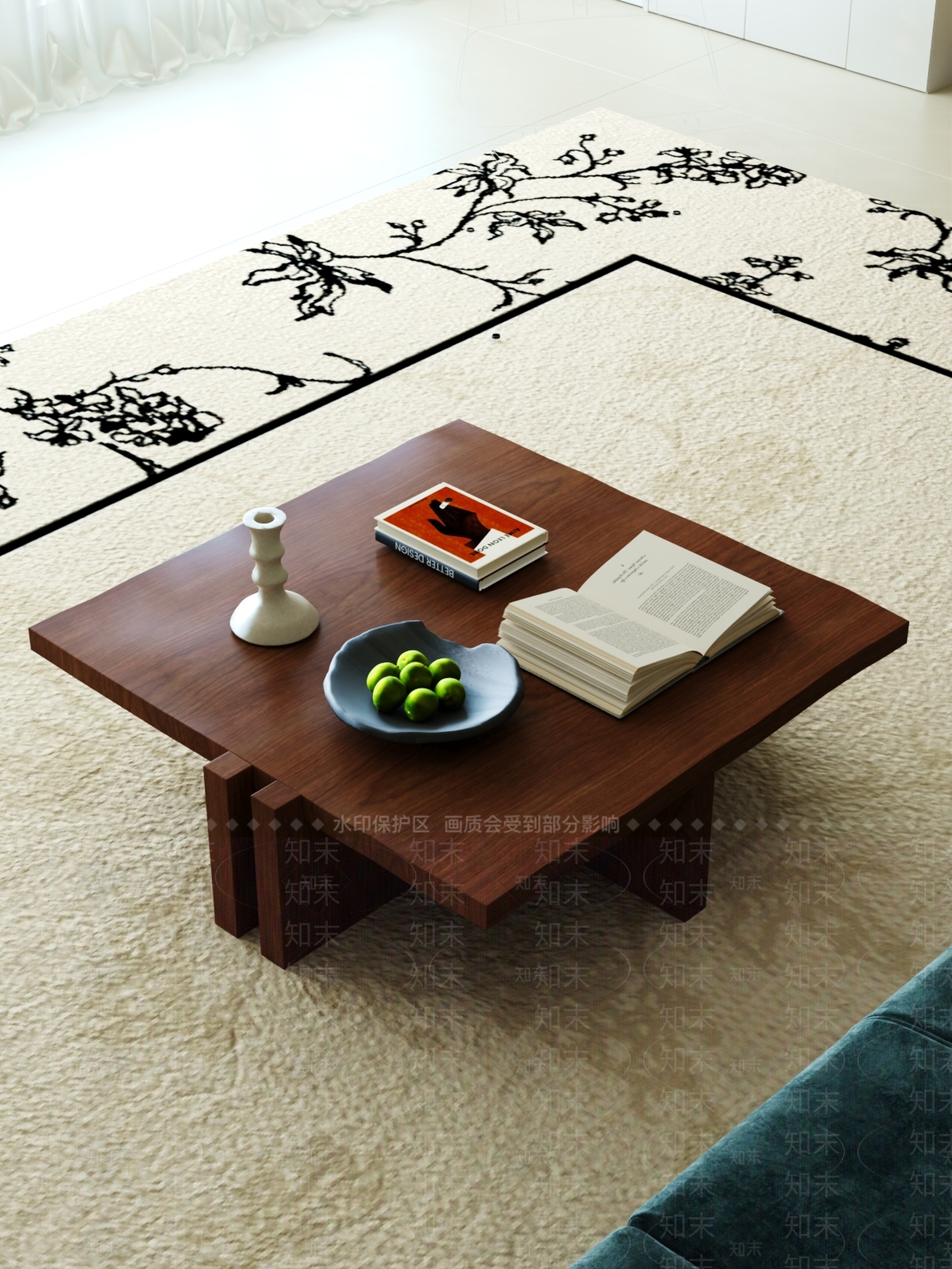 新中式茶几3D模型下载【ID:1229083067】