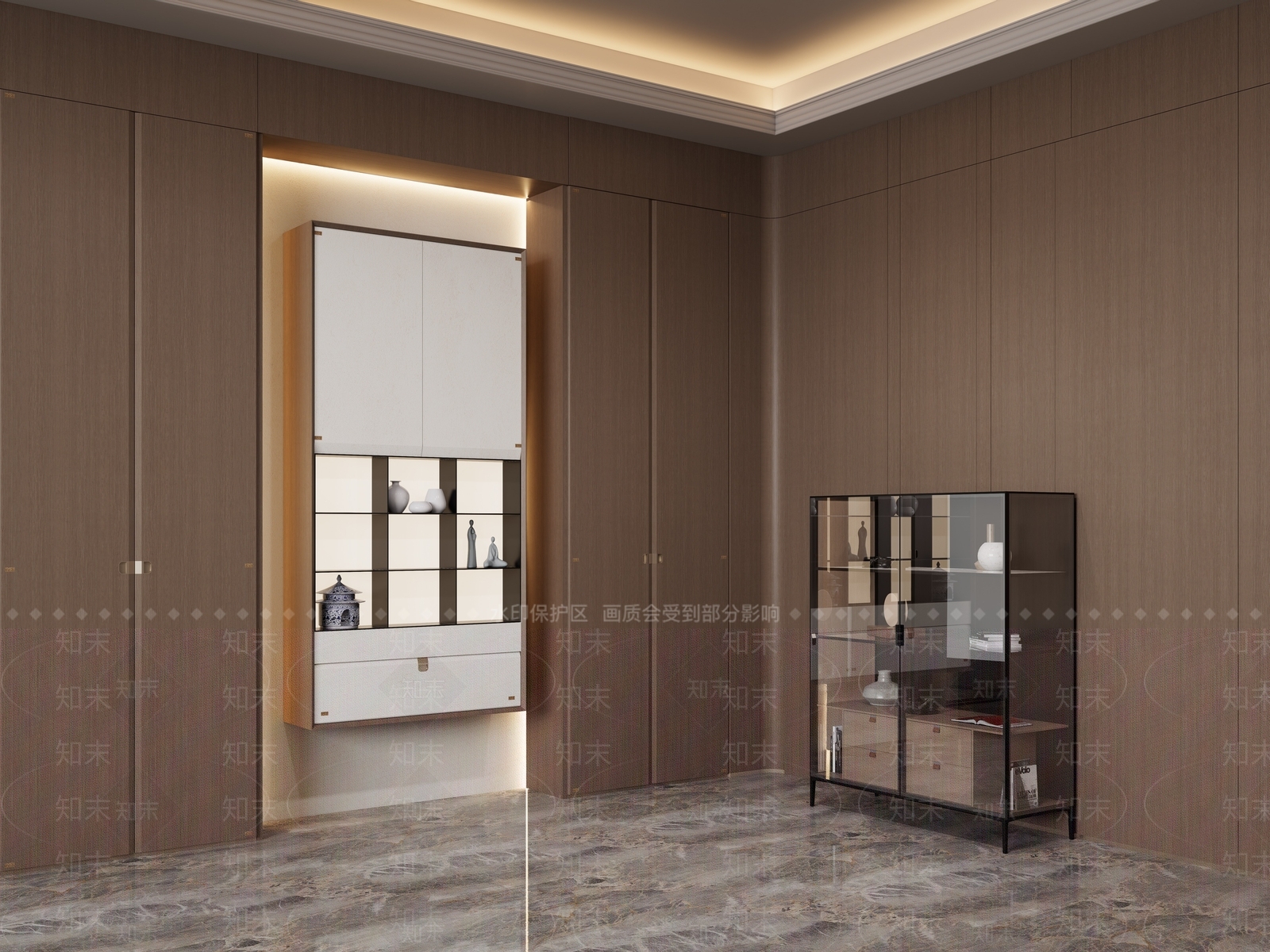 新中式玄关SU模型下载【ID:1229086477】