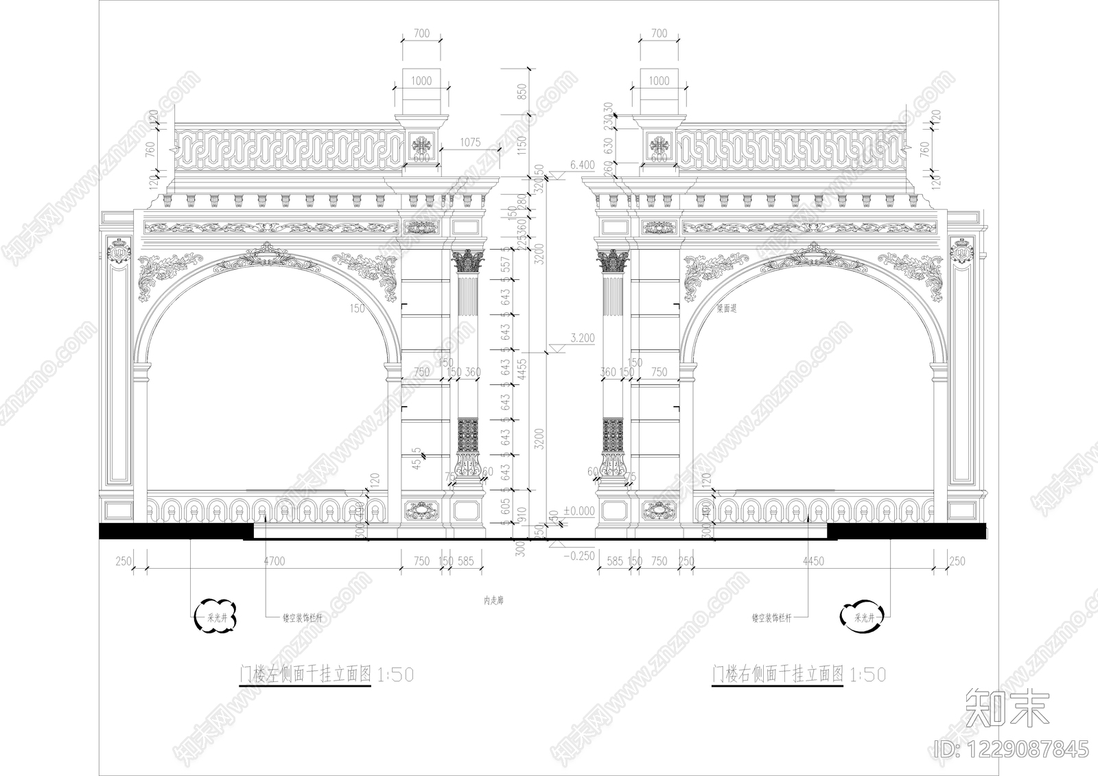 别墅建筑cad施工图下载【ID:1229087845】