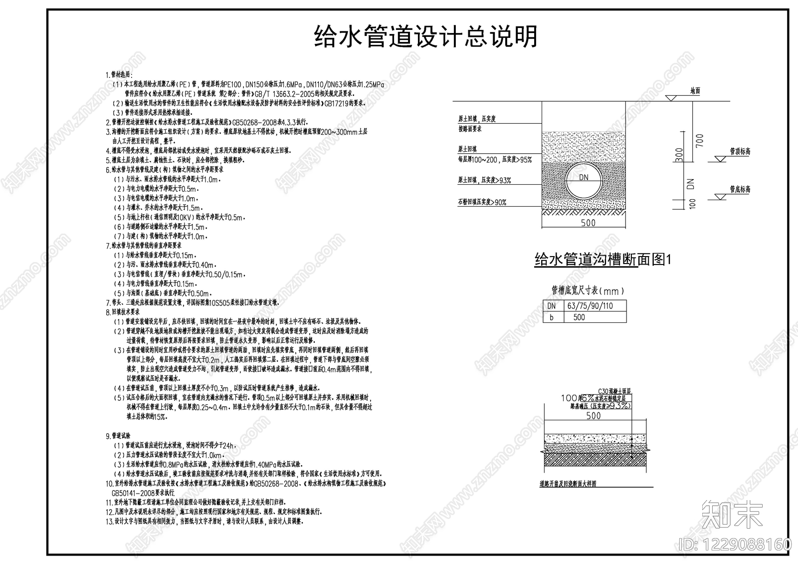 给水系统CAD图纸