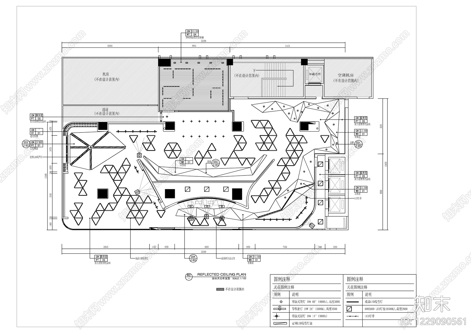 其他家装空间cad施工图下载【ID:1229090561】