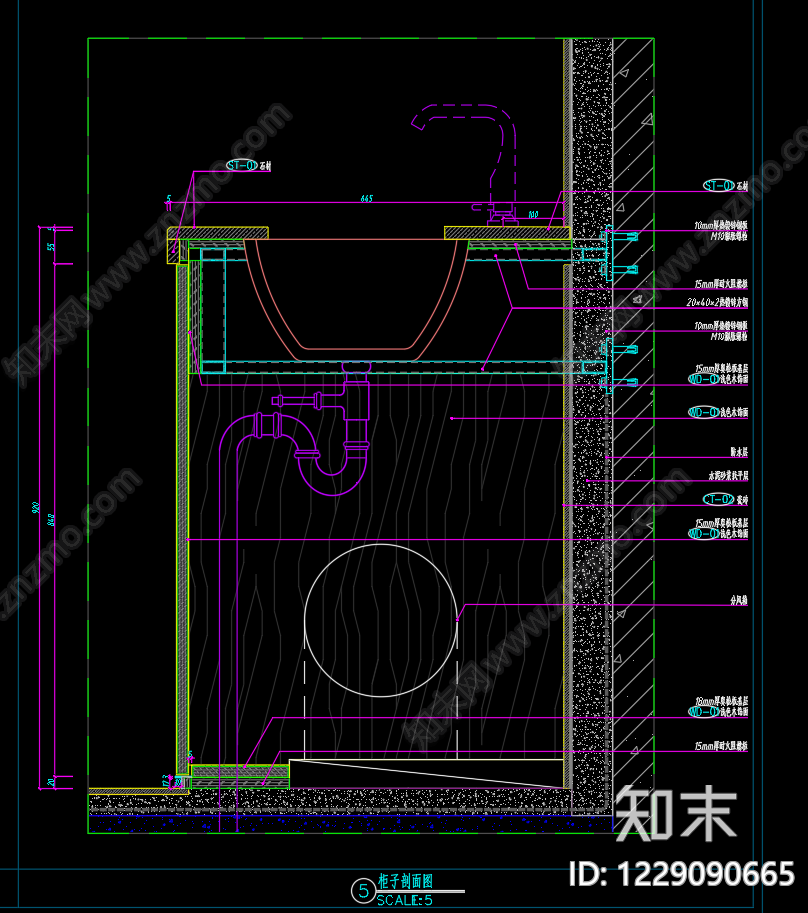 综合家具节点cad施工图下载【ID:1229090665】