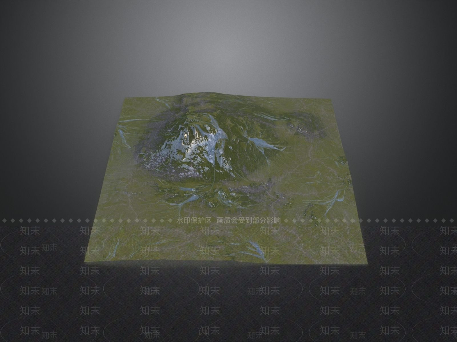 陡坡山体3D模型下载【ID:1229105359】