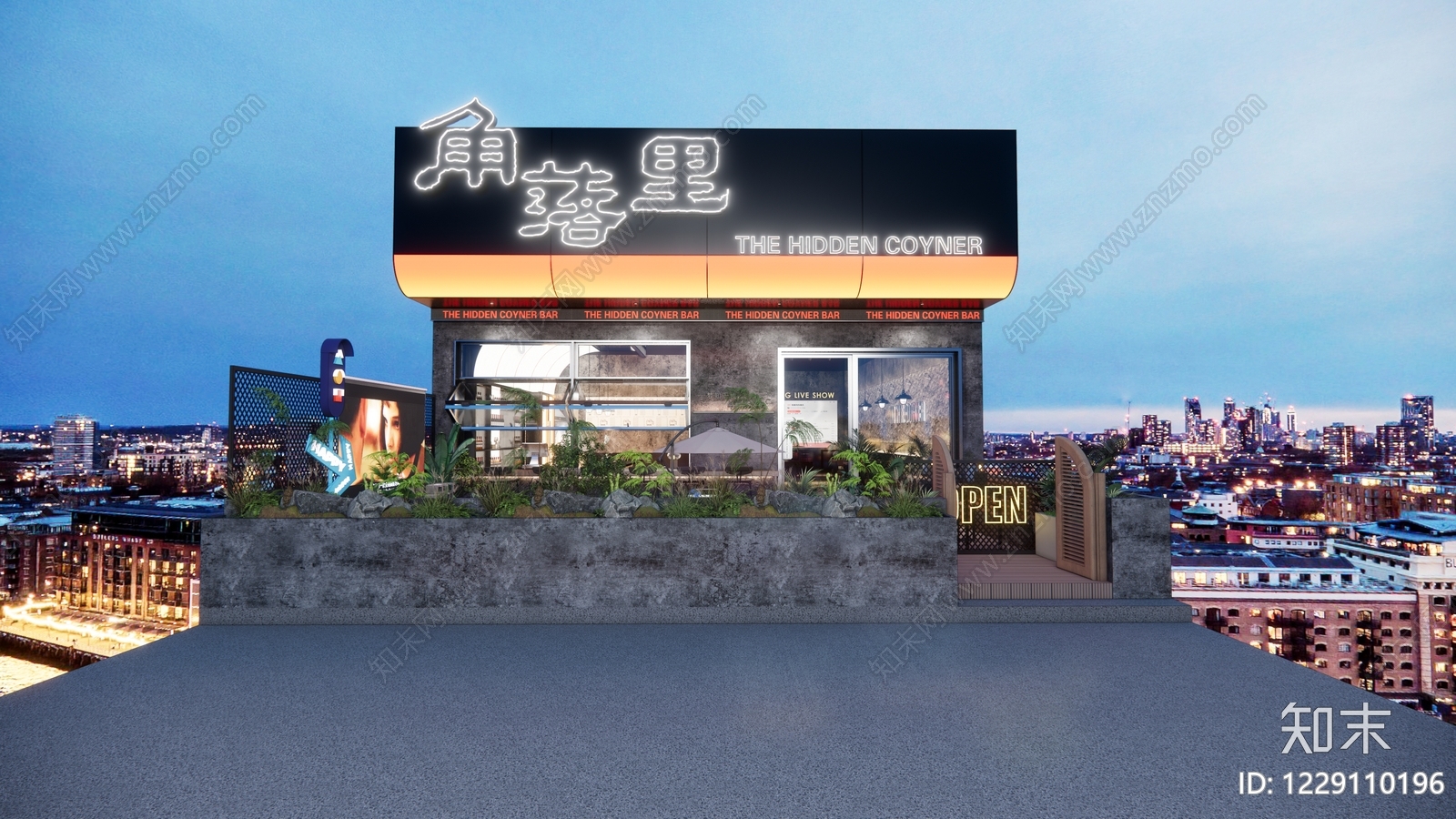 其他工装空间cad施工图下载【ID:1229110196】
