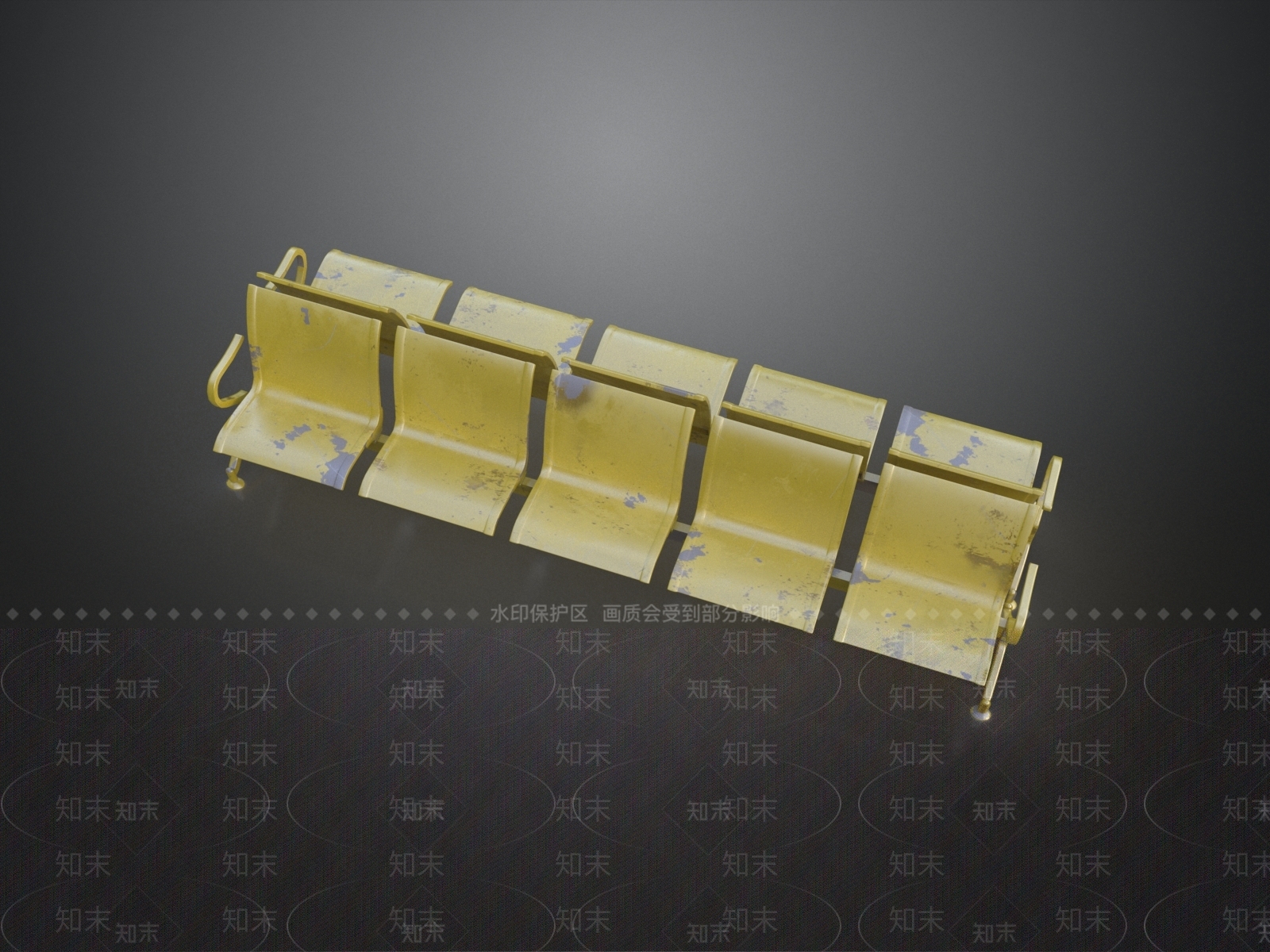 工业风吧椅3D模型下载【ID:1229119274】