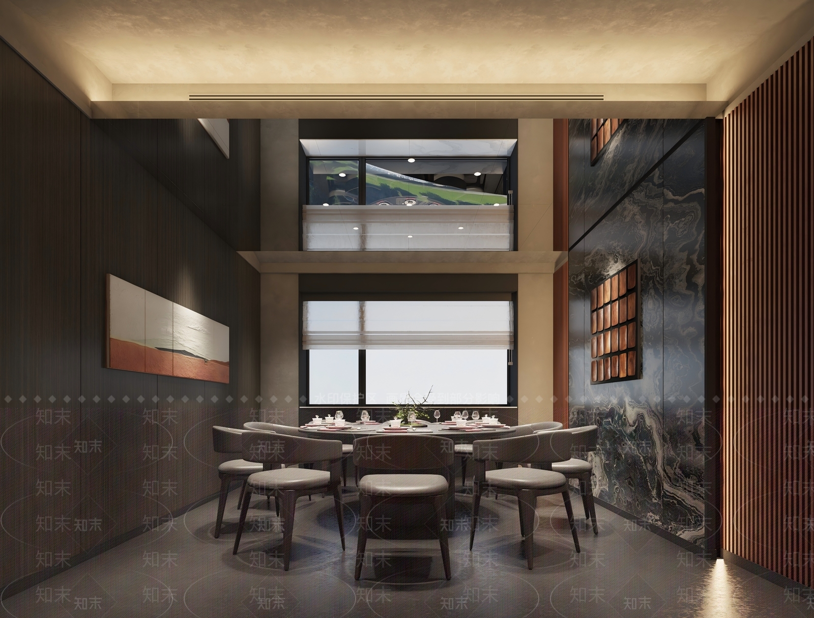 现代包厢3D模型下载【ID:1229121643】