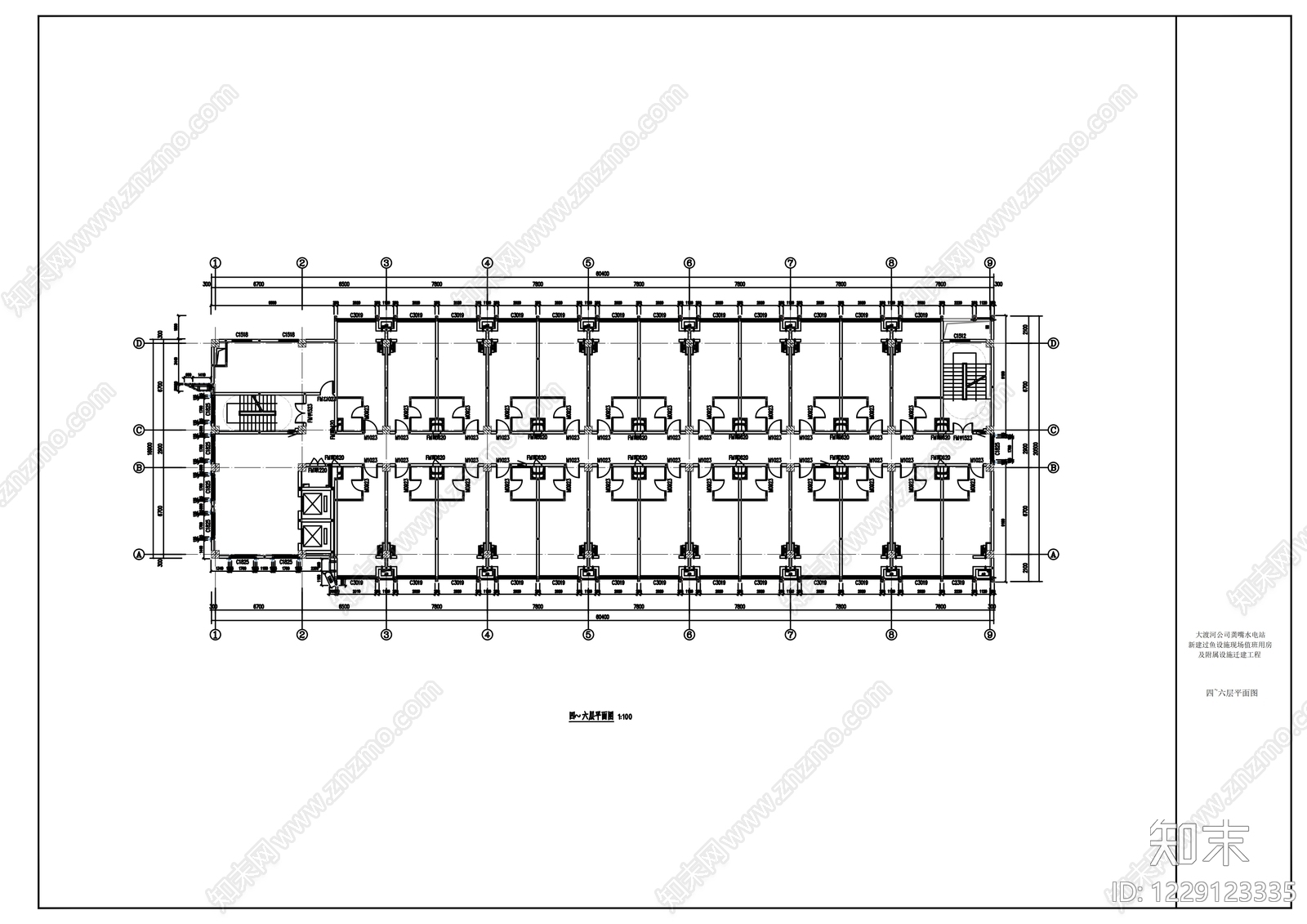 其他居住建筑cad施工图下载【ID:1229123335】