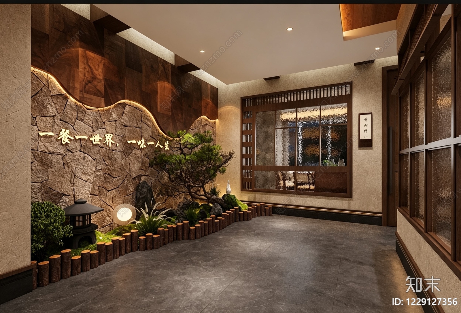 中餐厅cad施工图下载【ID:1229127356】