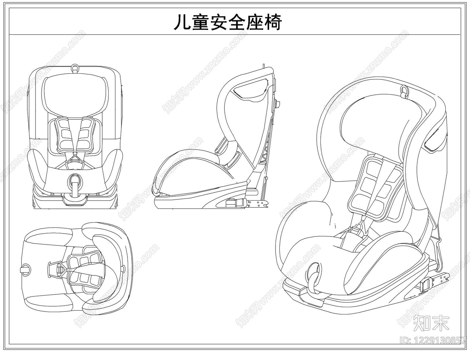 儿童器材CAD图纸