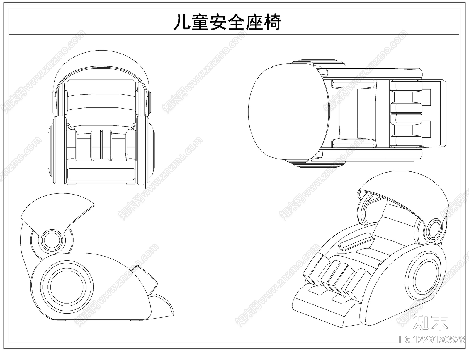 儿童器材CAD图纸