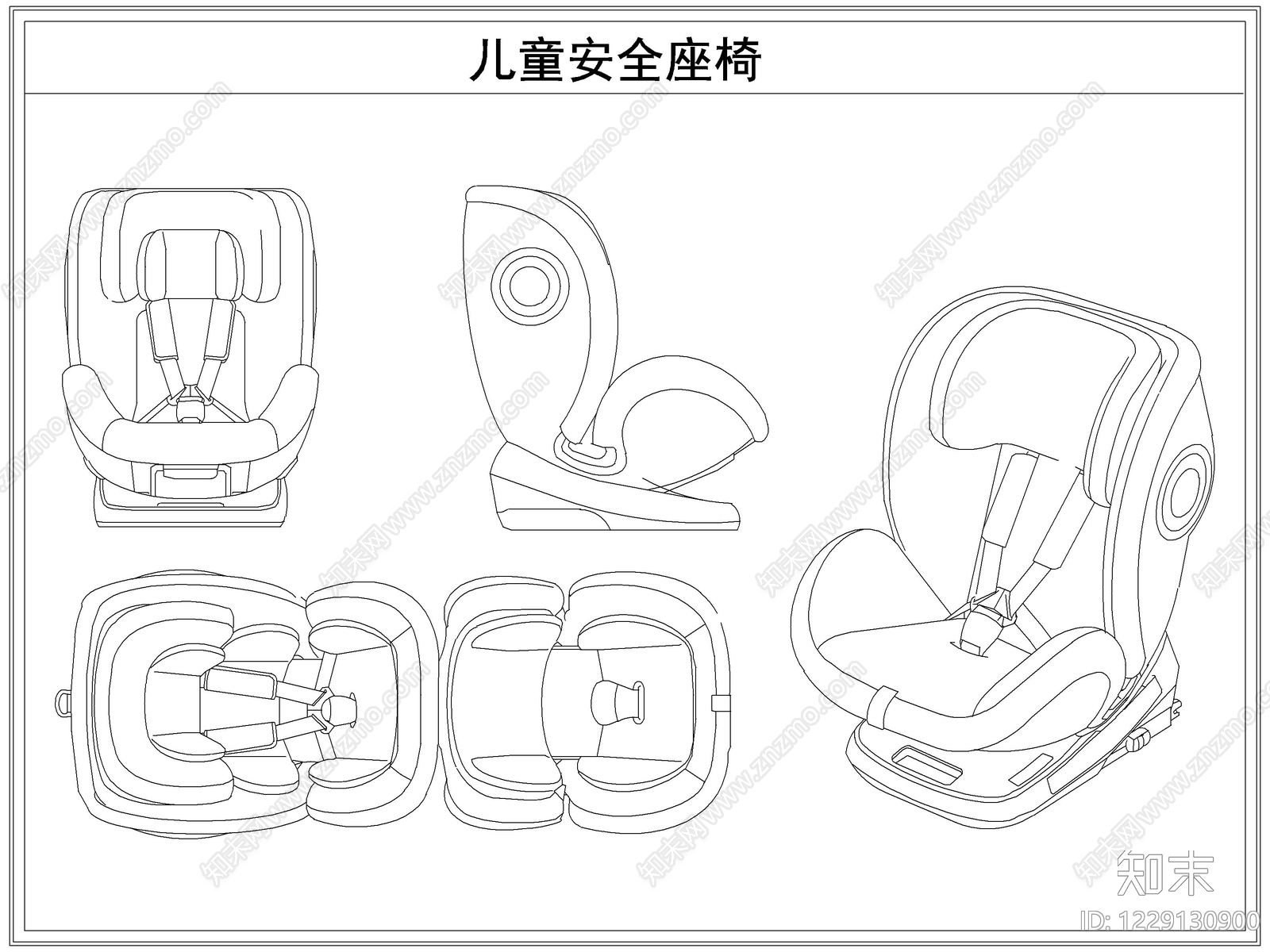 儿童器材CAD图纸