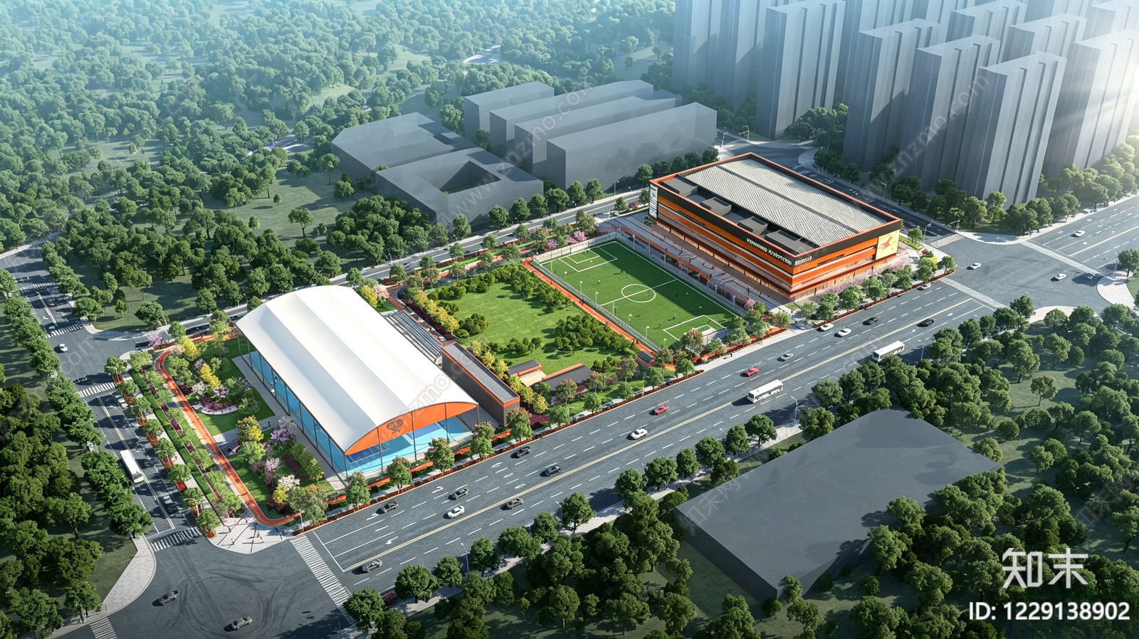 体育馆建筑CAD图纸
