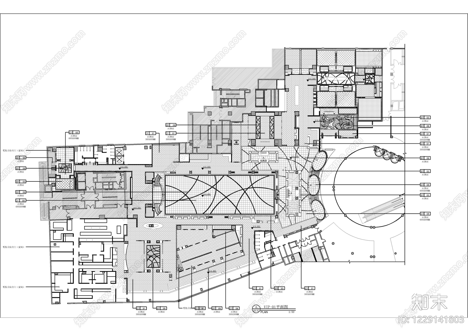 其他餐饮空间cad施工图下载【ID:1229141803】