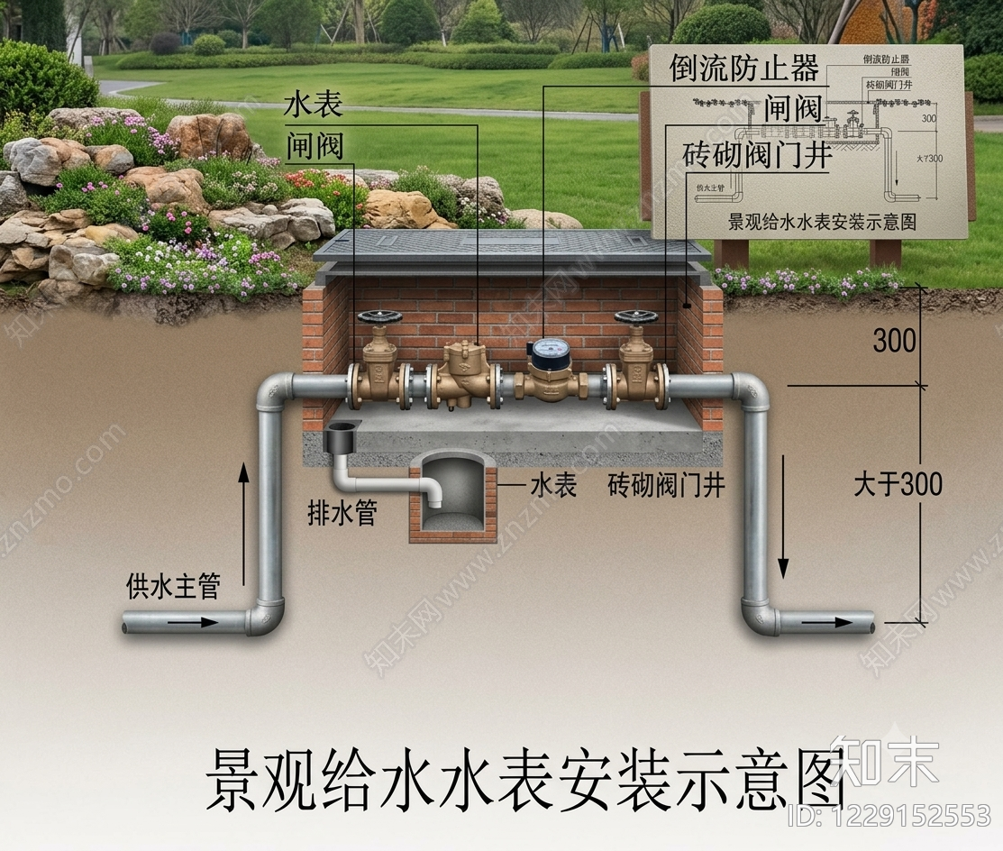 景观节点cad施工图下载【ID:1229152553】