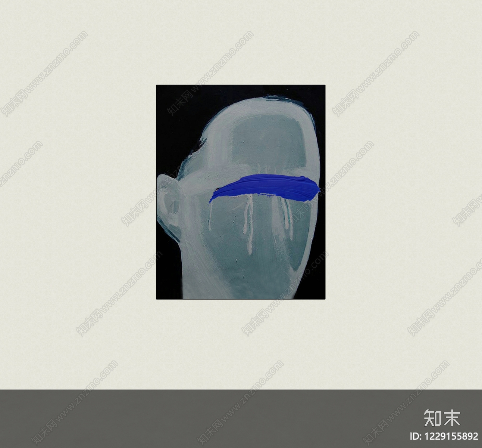 极简抽象画SU模型下载【ID:1229155892】
