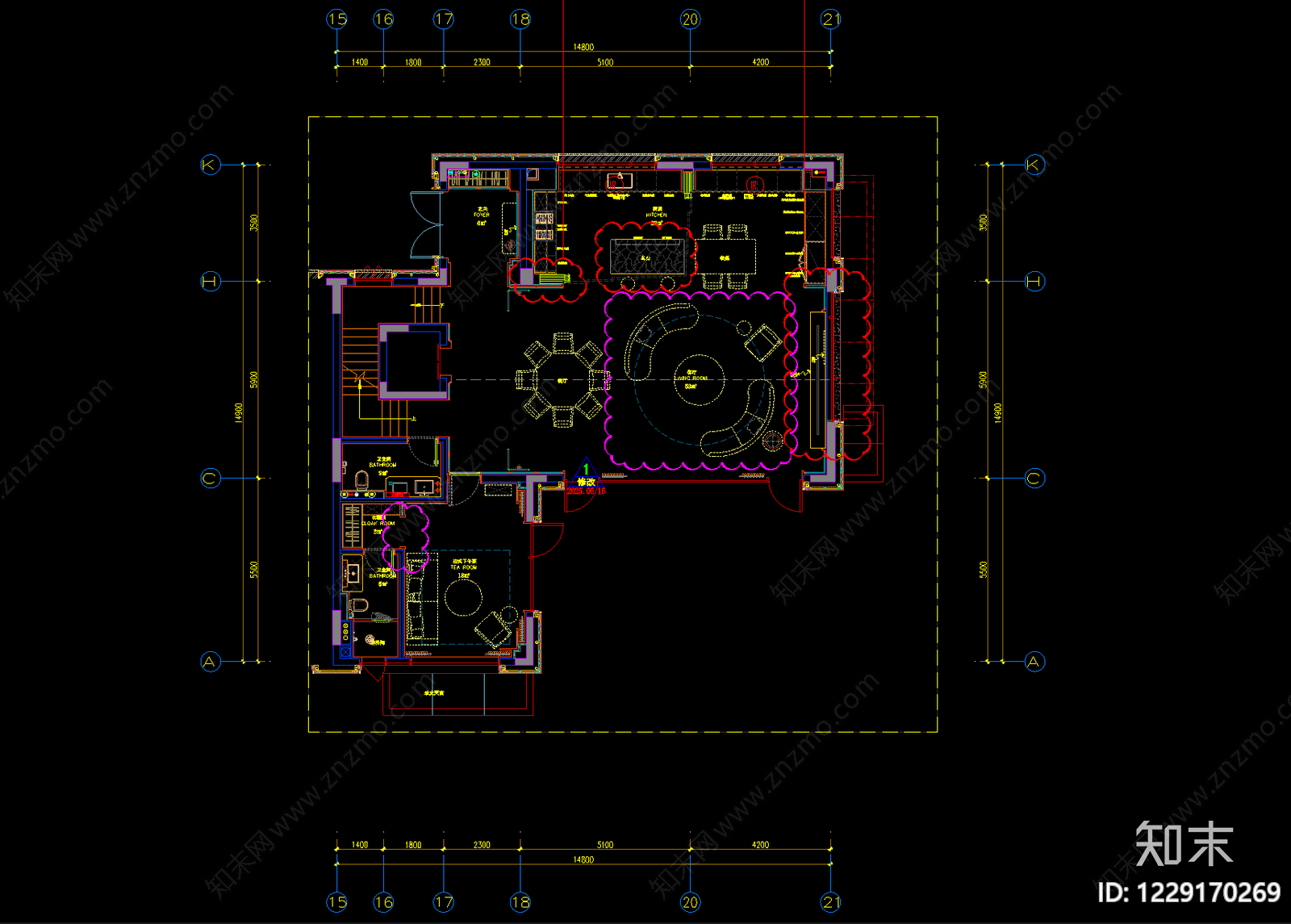别墅cad施工图下载【ID:1229170269】