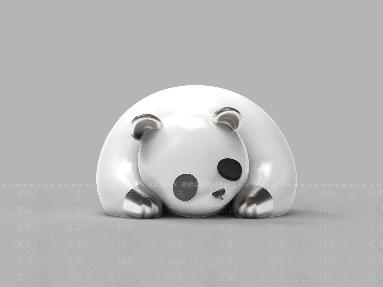 极简雕塑摆件3D模型下载【ID:1229188791】